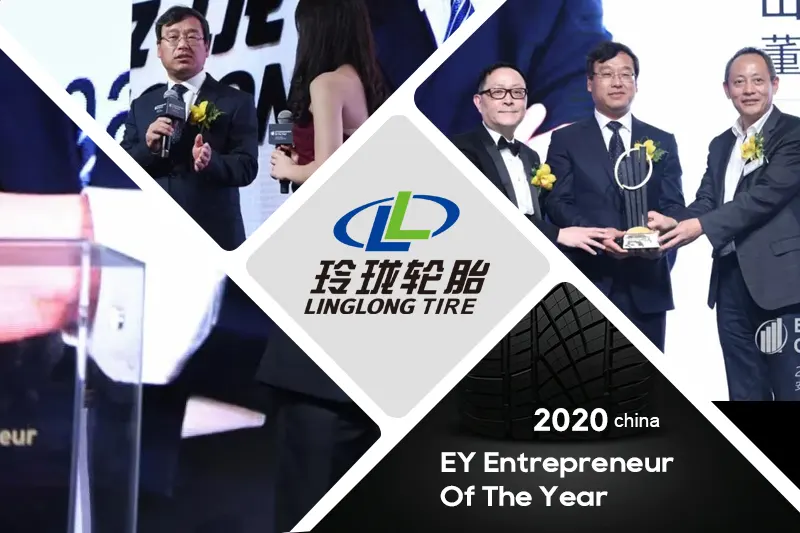 Ernst & Young Ngumumake Wang Feng saka Shandong Linglong Tire Co., Ltd. minangka Pemenang Penghargaan Entrepreneur Of The Year® 2020 China